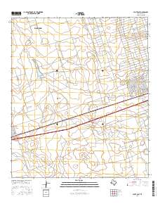 Pyote East 2016 topographic map thumbnail