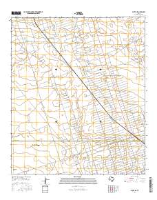 Pyote NE 2016 topographic map thumbnail
