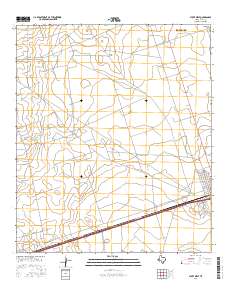Pyote West 2016 topographic map thumbnail