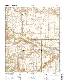 Quitaque 2016 topographic map thumbnail