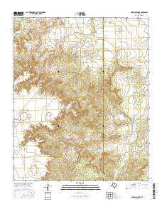 Quitaque Peaks 2016 topographic map thumbnail