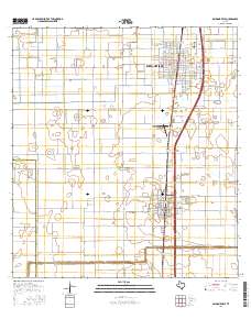 Raymondville 2016 topographic map thumbnail