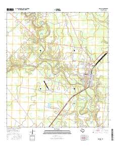Refugio 2016 topographic map thumbnail