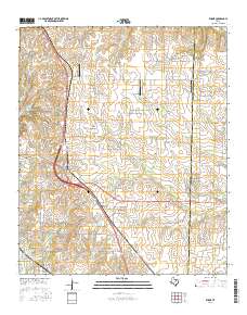 Rhome 2016 topographic map thumbnail