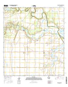Rincon Bend 2016 topographic map thumbnail