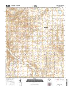 Roaring Springs 2016 topographic map thumbnail