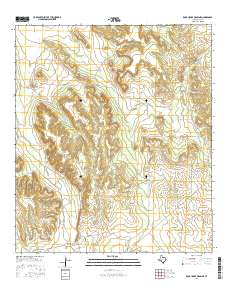 Rock House Draw NE 2016 topographic map thumbnail