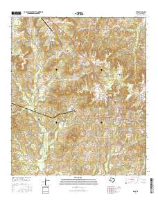 Rusk 2016 topographic map thumbnail