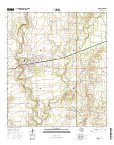 Sabinal 2016 topographic map thumbnail
