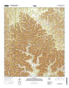 Sabinal Canyon 2016 topographic map thumbnail