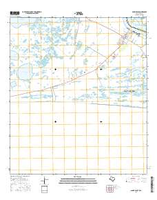 Sabine Pass 2016 topographic map thumbnail