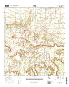 Saddle Butte 2016 topographic map thumbnail
