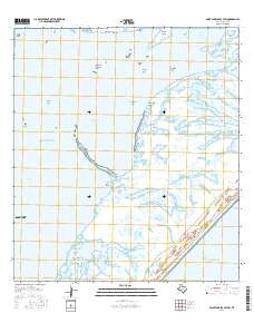 Saint Charles Bay SW 2016 topographic map thumbnail