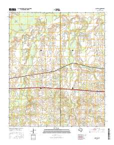 Saltillo 2016 topographic map thumbnail