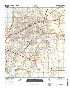 San Angelo South 2016 topographic map thumbnail