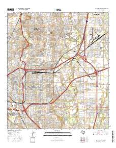 San Antonio East 2016 topographic map thumbnail