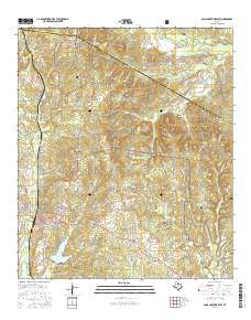 San Augustine East 2016 topographic map thumbnail