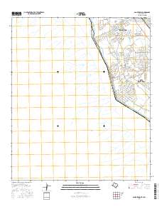 San Elizario 2016 topographic map thumbnail