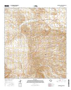 San Esteban Lake SW 2016 topographic map thumbnail