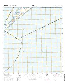 San Luis Pass 2016 topographic map thumbnail