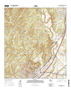 San Marcos North 2016 topographic map thumbnail