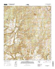 San Saba Peak 2016 topographic map thumbnail