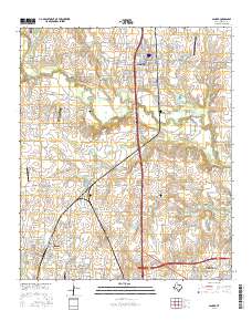 Sanger 2016 topographic map preview