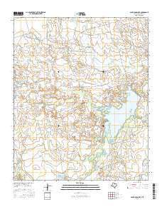 Santa Rosa Lake 2016 topographic map thumbnail