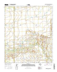 Santa Rosa Lake NW 2016 topographic map thumbnail