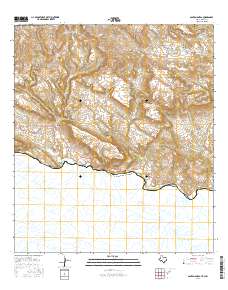 Santana Mesa 2016 topographic map thumbnail