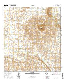 Santiago Peak 2016 topographic map thumbnail