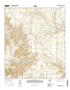 Schneeman Draw SE 2016 topographic map thumbnail
