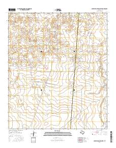 Screw Bean Draw East 2016 topographic map thumbnail