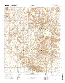 Screw Bean Draw West 2016 topographic map thumbnail