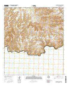 Shafter Canyon 2016 topographic map thumbnail