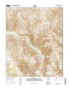 Shinnery Creek 2016 topographic map thumbnail