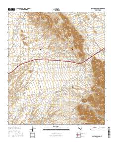 Silver King Canyon 2016 topographic map thumbnail