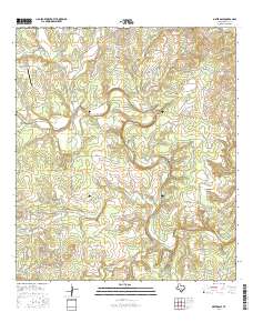 Sisterdale 2016 topographic map thumbnail