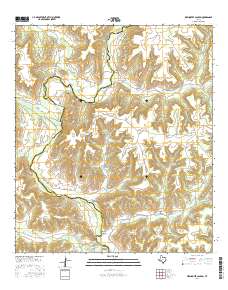Sixshooter Canyon 2016 topographic map thumbnail