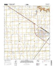 Slaton 2016 topographic map preview