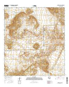 Sombrero Peak 2016 topographic map thumbnail