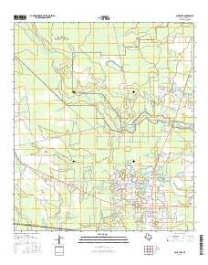 Sour Lake 2016 topographic map thumbnail