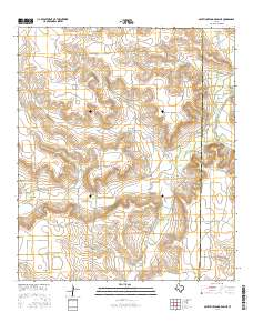 South Mustang Draw NE 2016 topographic map thumbnail