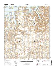 Southeast Lake Kemp 2016 topographic map thumbnail