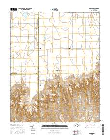 Spearman SE 2016 topographic map thumbnail