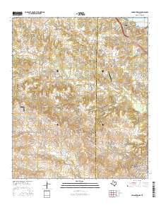 Springtown SE 2016 topographic map thumbnail