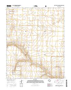 North of Red Cow Draw 2016 topographic map thumbnail
