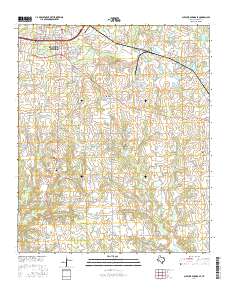Sulphur Springs SE 2016 topographic map thumbnail