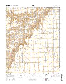 West of Gruver 2016 topographic map thumbnail