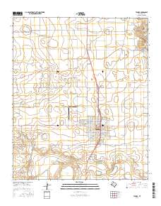Tahoka 2016 topographic map thumbnail
